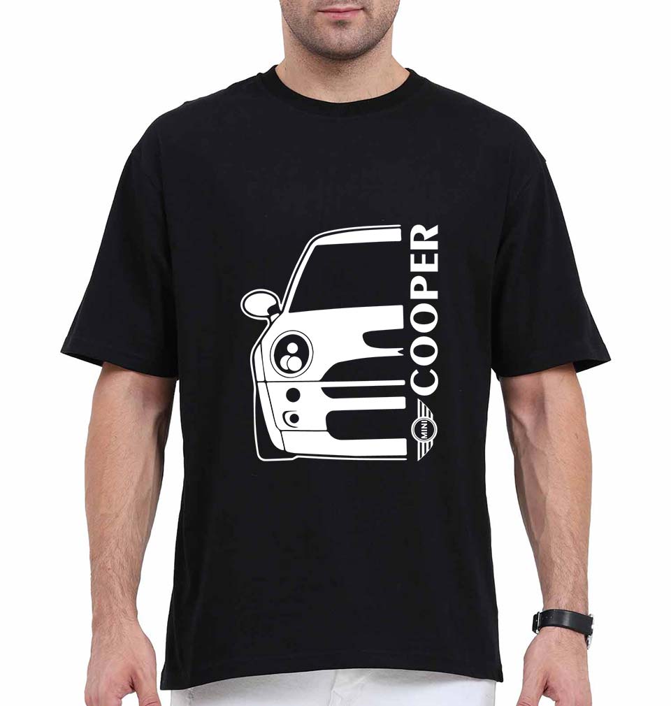 MINI Cooper Oversized T-Shirt for Men-Black-Ektarfa.online
