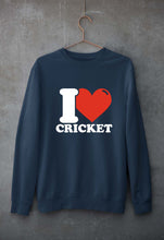 Load image into Gallery viewer, I Love Cricket Unisex Sweatshirt for Men/Women-Navy blue-Ektarfa.online
