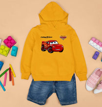 Load image into Gallery viewer, Lightning McQueen Kids Hoodie for Boy/Girl-1-2 Years(24 Inches)-Mustard yellow-Ektarfa.online
