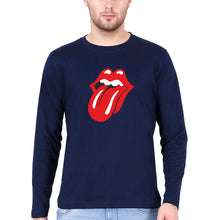 Load image into Gallery viewer, Rolling Stones Full Sleeves T-Shirt for Men-Navy Blue-Ektarfa.online
