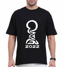 Load image into Gallery viewer, FIFA World Cup Qatar 2022 Oversized T-Shirt for Men-Black-Ektarfa.online
