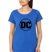 Load image into Gallery viewer, DC T-Shirt for Women-XS(32 Inches)-Royal Blue-Ektarfa.online
