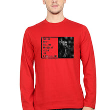 Load image into Gallery viewer, José Mourinho Full Sleeves T-Shirt for Men-Red-Ektarfa.online
