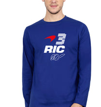 Load image into Gallery viewer, Daniel Ricciardo Full Sleeves T-Shirt for Men-S(38 Inches)-Royal Blue-Ektarfa.online
