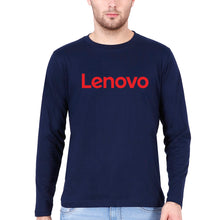 Load image into Gallery viewer, Lenovo Full Sleeves T-Shirt for Men-Navy Blue-Ektarfa.online
