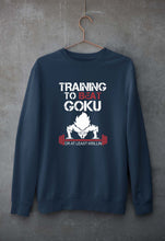 Load image into Gallery viewer, Goku Gym Unisex Sweatshirt for Men/Women-S(40 Inches)-Navy Blue-Ektarfa.online
