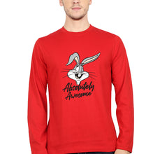 Load image into Gallery viewer, Rabbit BunnyFull Sleeves T-Shirt for Men-RED-Ektarfa.online
