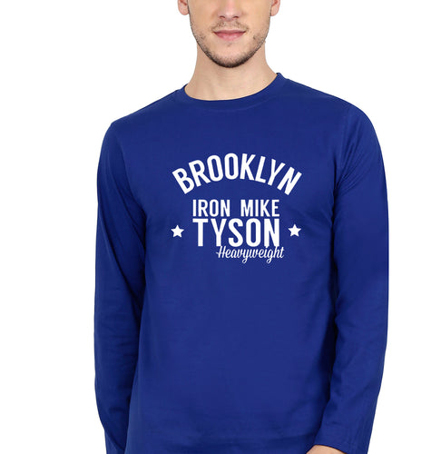 Mike Tyson Full Sleeves T-Shirt for Men-Royal Blue-Ektarfa.online