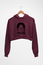 Load image into Gallery viewer, Dwight Schrute Crop HOODIE FOR WOMEN-Maroon-Ektarfa.online
