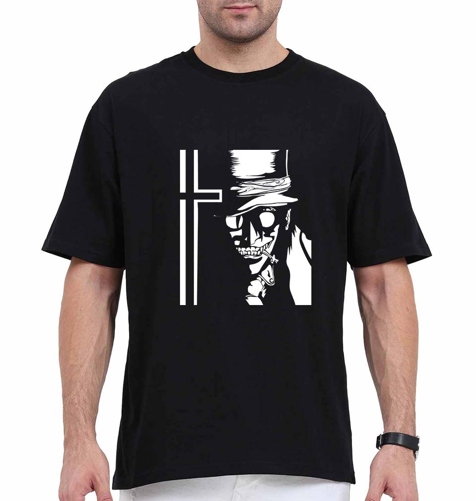 Alucard Oversized T-Shirt for Men-Black-Ektarfa.online