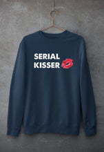 Load image into Gallery viewer, Serial Kisser Unisex Sweatshirt for Men/Women-S(40 Inches)-Navy Blue-Ektarfa.online

