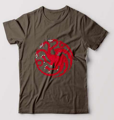 House of the Dragon (GOT) T-Shirt for Men-Olive Green-Ektarfa.online