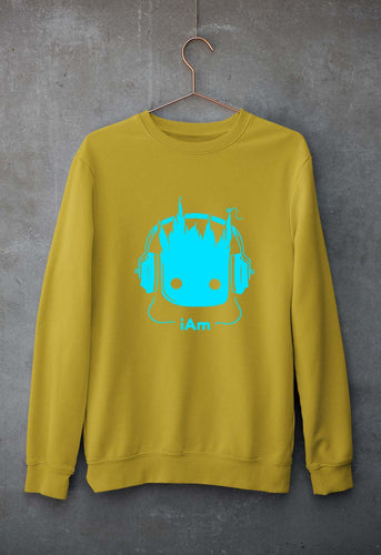 Groot Unisex Sweatshirt for Men/Women-Mustard yellow-Ektarfa.online