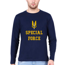 Load image into Gallery viewer, Special Force Full Sleeves T-Shirt for Men-Navy Blue-Ektarfa.online
