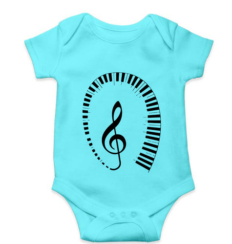 Piano Kids Romper For Baby Boy/Girl-Sky Blue-Ektarfa.online