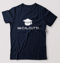 Load image into Gallery viewer, IIM C Calcutta T-Shirt for Men-Navy Blue-Ektarfa.online
