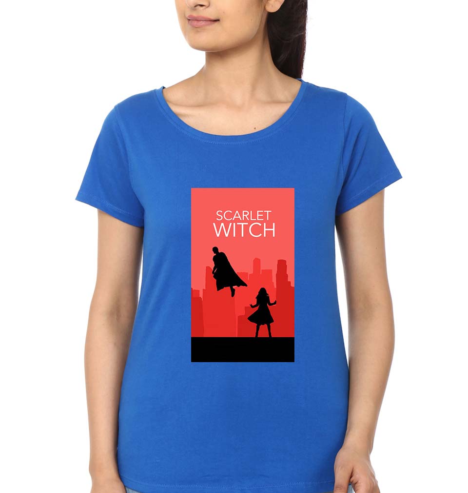 Scarlet Witch Wanda T-Shirt for Women-Royal Blue-Ektarfa.online