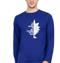 Load image into Gallery viewer, Rick and Morty Full Sleeves T-Shirt for Men-Royal Blue-Ektarfa.online

