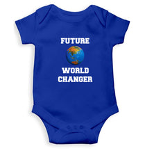 Load image into Gallery viewer, Future World Changer Kids Romper For Baby Boy/Girl-0-5 Months(18 Inches)-Royal Blue-Ektarfa.online
