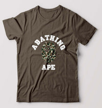 Load image into Gallery viewer, A Bathing Ape T-Shirt for Men-S(38 Inches)-Olive Green-Ektarfa.online
