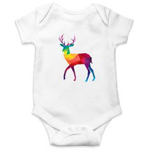 Load image into Gallery viewer, POLYGONAL_DEER Kids Romper For Baby Boy/Girl-0-5 Months(18 Inches)-White-Ektarfa.online
