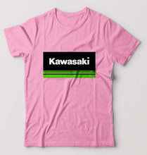 Load image into Gallery viewer, Kawasaki T-Shirt for Men-S(38 Inches)-Light Baby Pink-Ektarfa.online
