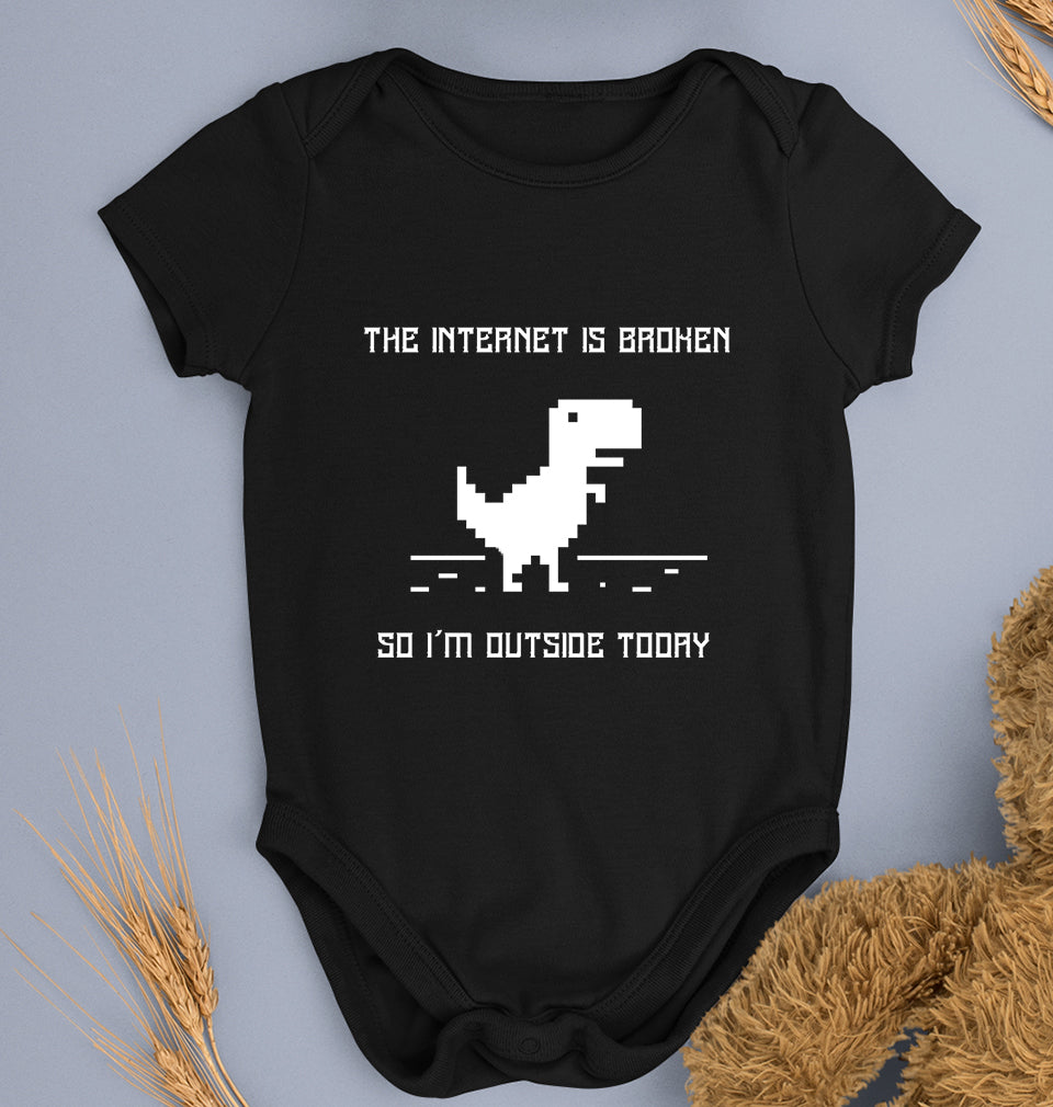 Internet Funny Kids Romper For Baby Boy/Girl-Royal Blue-Ektarfa.online