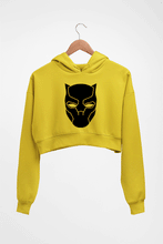 Load image into Gallery viewer, Black Panther Superhero Crop HOODIE FOR WOMEN
