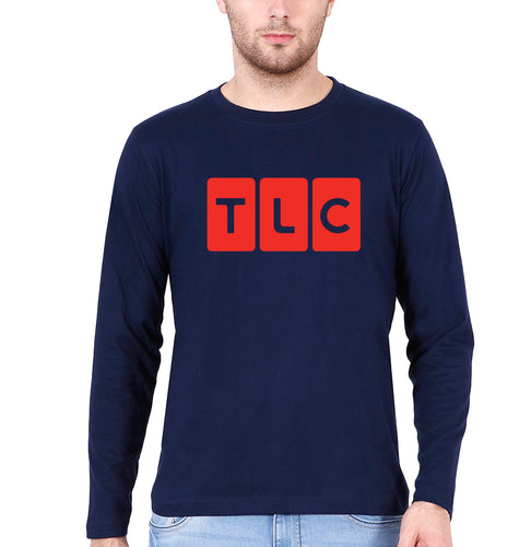 TLC Full Sleeves T-Shirt for Men-Navy Blue-Ektarfa.online