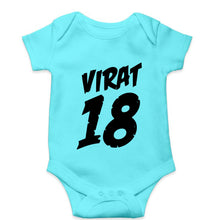 Load image into Gallery viewer, Virat Kohli Kids Romper For Baby Boy/Girl-Sky Blue-Ektarfa.online
