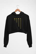 Load image into Gallery viewer, The Rings of Power Crop HOODIE FOR WOMEN-Black-Ektarfa.online
