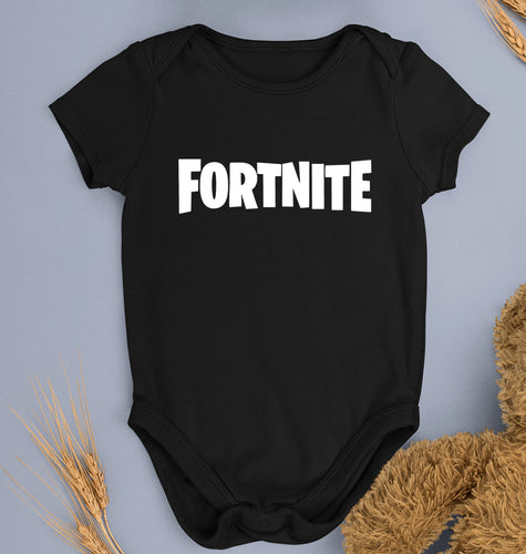 Fortnite Kids Romper For Baby Boy/Girl-Black-Ektarfa.online