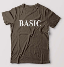 Load image into Gallery viewer, Basic T-Shirt for Men-S(38 Inches)-Olive Green-Ektarfa.online
