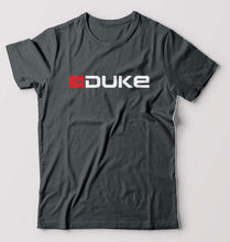 Load image into Gallery viewer, Duke T-Shirt for Men-S(38 Inches)-Steel grey-Ektarfa.online
