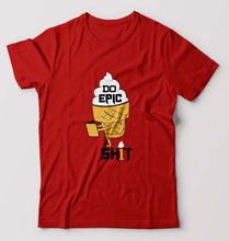 Load image into Gallery viewer, Shit T-Shirt for Men-S(38 Inches)-Red-Ektarfa.online
