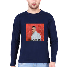 Load image into Gallery viewer, El Madrileño Full Sleeves T-Shirt for Men-Navy Blue-Ektarfa.online
