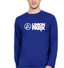 Load image into Gallery viewer, Linkin Park Full Sleeves T-Shirt for Men-S(38 Inches)-Royal Blue-Ektarfa.online
