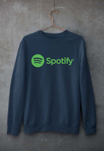 Load image into Gallery viewer, Spotify Unisex Sweatshirt for Men/Women-Navy blue-Ektarfa.online
