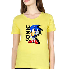 Load image into Gallery viewer, Sonic T-Shirt for Women-Yellow-Ektarfa.online
