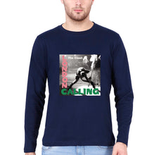 Load image into Gallery viewer, London Calling Full Sleeves T-Shirt for Men-Navy Blue-Ektarfa.online
