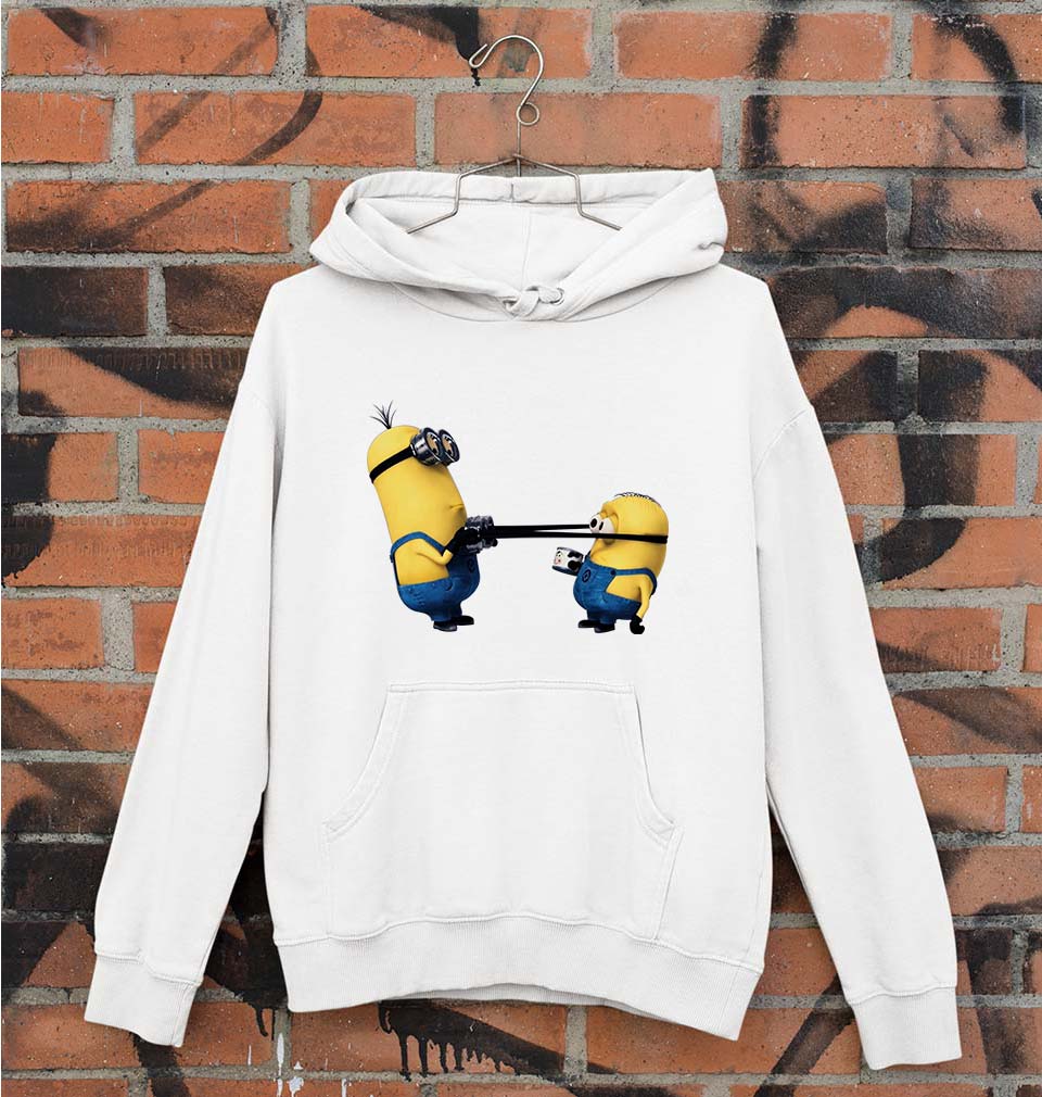 Minion Unisex Hoodie for Men/Women-White-Ektarfa.online