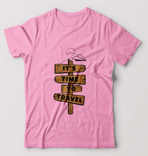 Load image into Gallery viewer, Travel T-Shirt for Men-Light Baby Pink-Ektarfa.online
