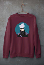 Load image into Gallery viewer, Gojo Satoru Anime Unisex Sweatshirt for Men/Women-Maroon-Ektarfa.online
