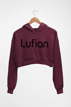 Load image into Gallery viewer, Lufian Crop HOODIE FOR WOMEN-Maroon-Ektarfa.online
