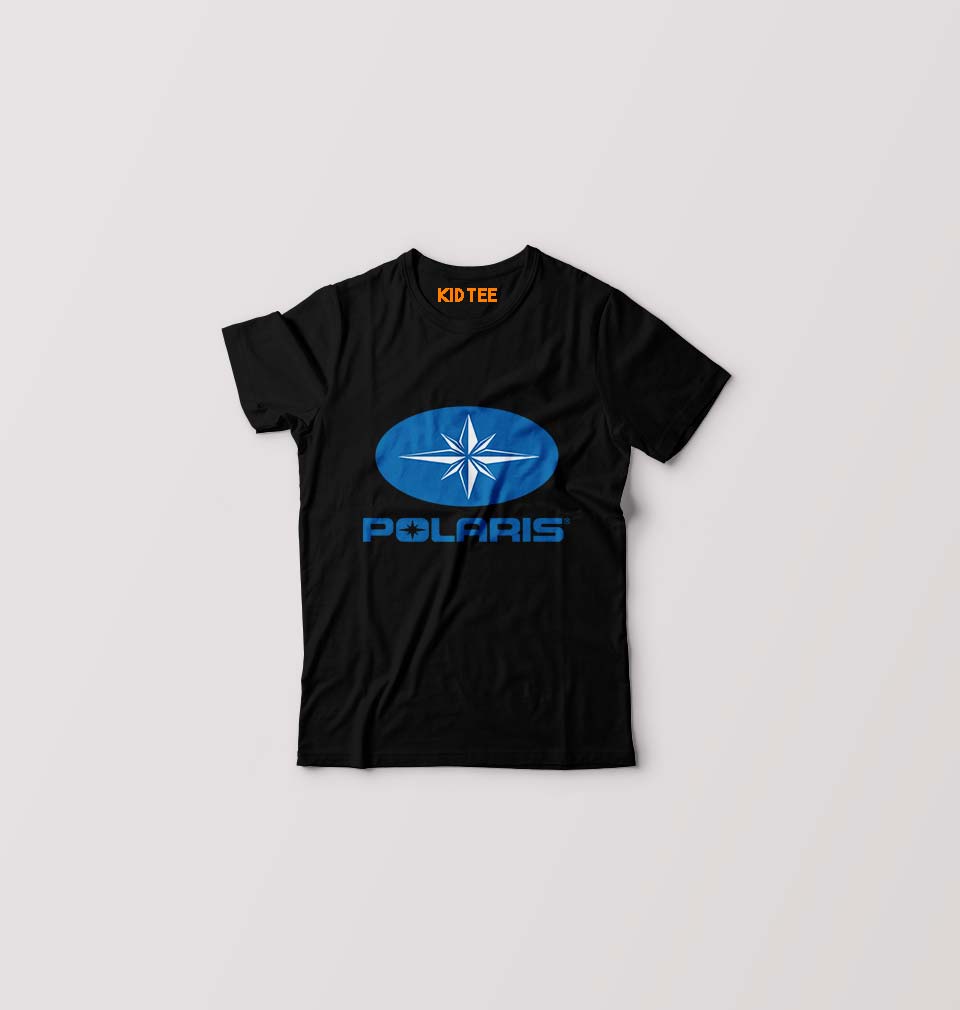 Polaris Kids T-Shirt for Boy/Girl-Black-Ektarfa.online