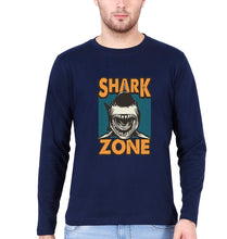 Load image into Gallery viewer, Paul &amp; Shark Full Sleeves T-Shirt for Men-S(38 Inches)-Navy Blue-Ektarfa.online
