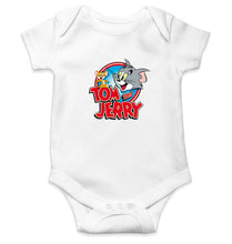 Load image into Gallery viewer, Tom &amp; Jerry Kids Romper For Baby Boy/Girl-0-5 Months(18 Inches)-White-Ektarfa.online
