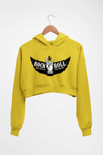 Load image into Gallery viewer, Rock &amp; Roll Crop HOODIE FOR WOMEN

