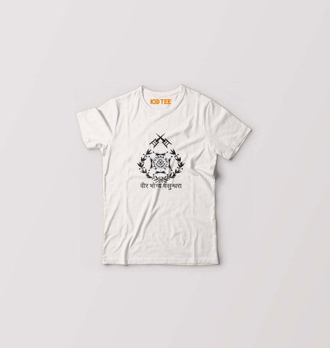 Rajputana Rifels Army Kids T-Shirt for Boy/Girl-White-Ektarfa.online