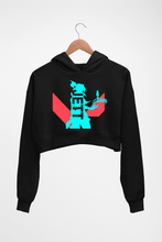 Load image into Gallery viewer, Valorant Crop HOODIE FOR WOMEN-Black-Ektarfa.online
